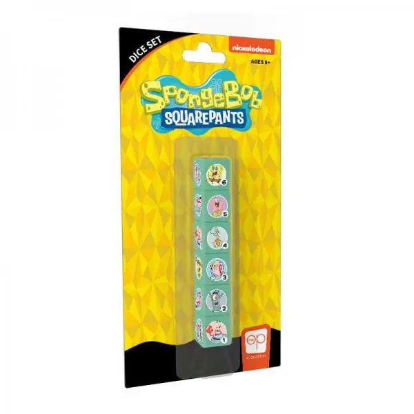 Sponge Bob Square Pants Dice Set