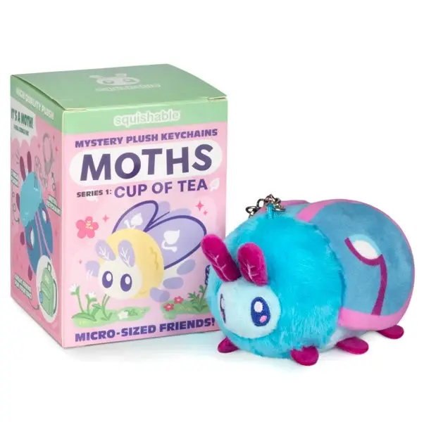 Squishable Moths Cup Of Tea Blind Box -Plush Keyring Series 1