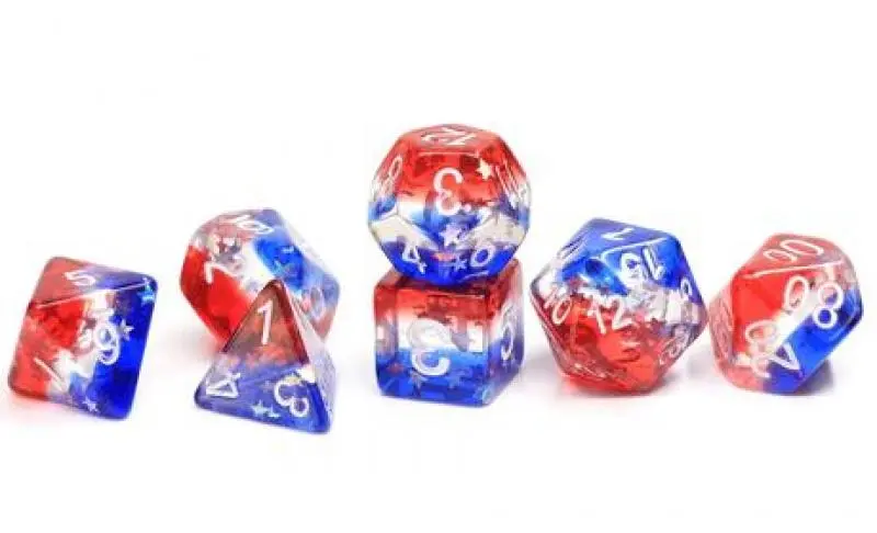 Star Spangled Banner Poly Set - Sirius Dice