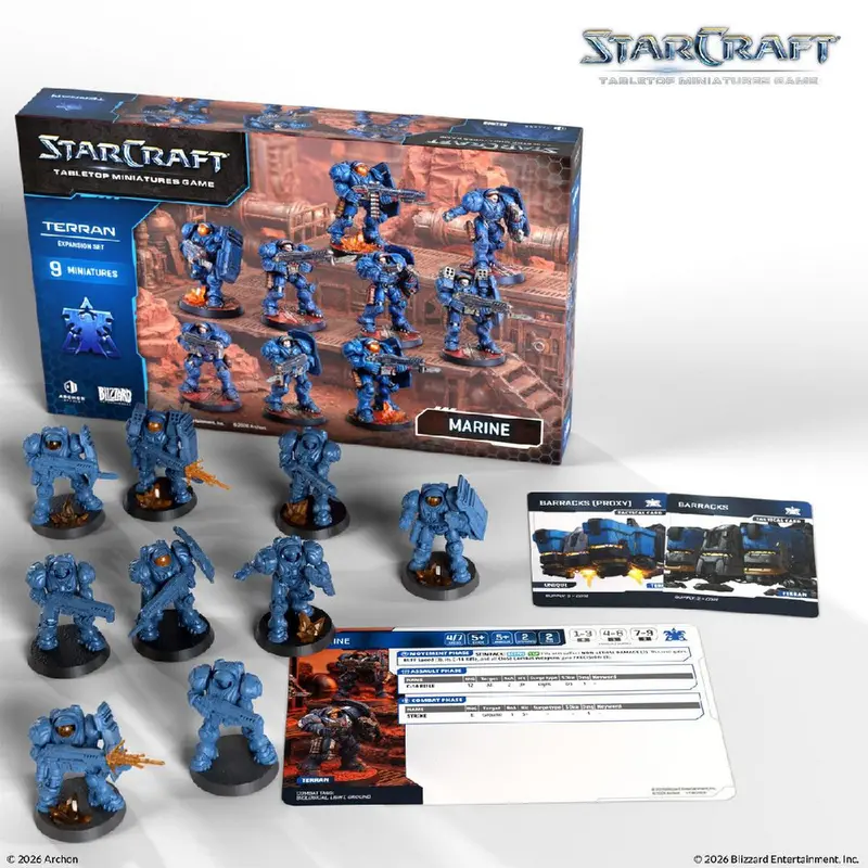 Starcraft Terran Marine Expansion Set