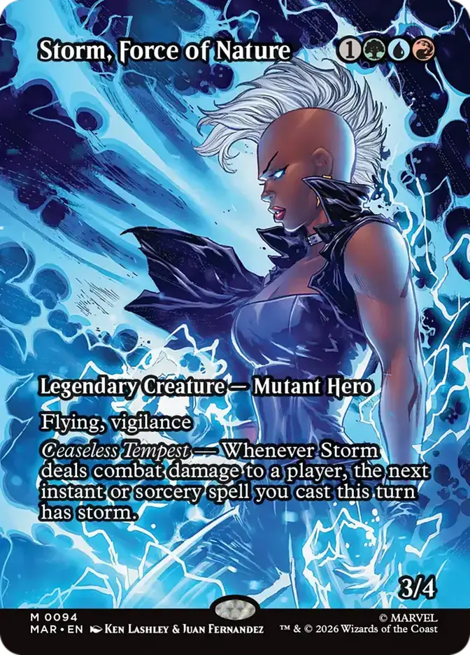Storm, Force of Nature Marvel Borderless Source Material #094