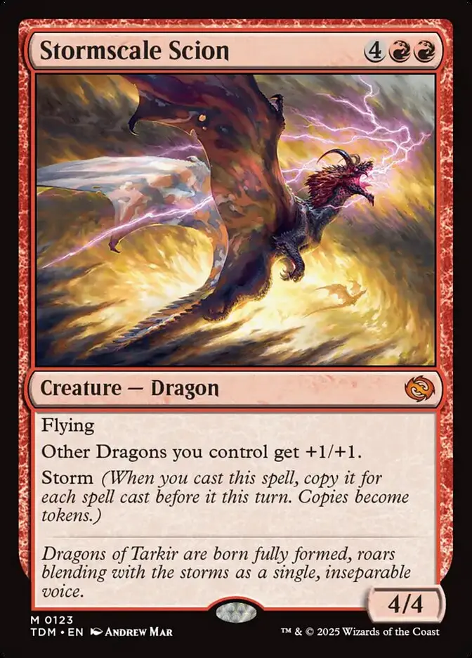 Stormscale Scion Tarkir Dragonstorm #123