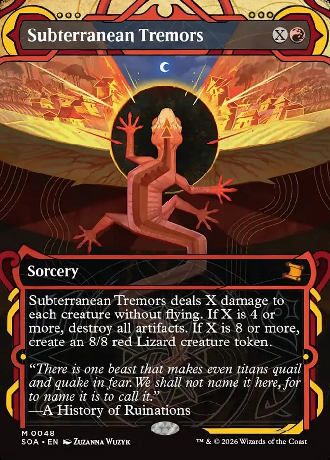 Subterranean Tremors Secrets of Strixhaven Mystical Archive #048