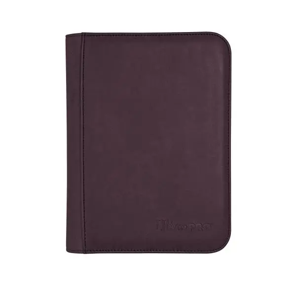 Suede Collection Zippered 4-Pocket Premium PRO-Binder- Amethyst