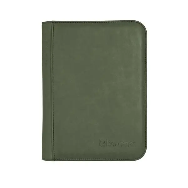 Suede Collection Zippered 4-Pocket Premium PRO-Binder- Emerald