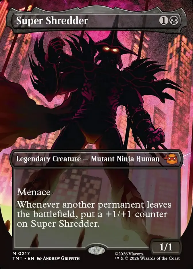Super Shredder Borderless Silhouette #217