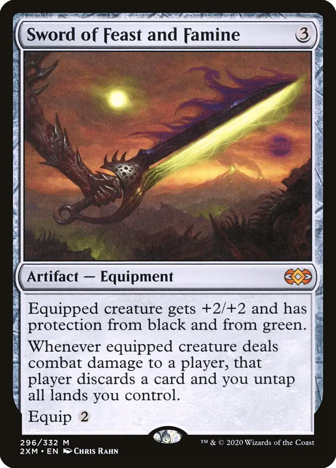 Sword of Feast and Famine Double Masters #296