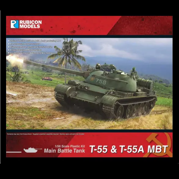 T-55 & T-55A MBT -Rubicon 1/56 Kit