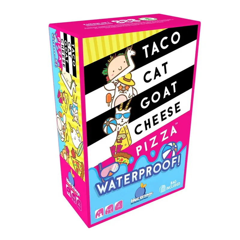 Taco Cat Goat Cheese Pizza Waterproof - card game