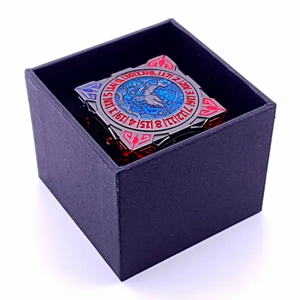 Talisman of Fate | Dice Spinner | Black Red