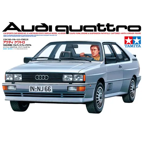 Tamiya Audi Quattro – 1/24 Scale Model Kit