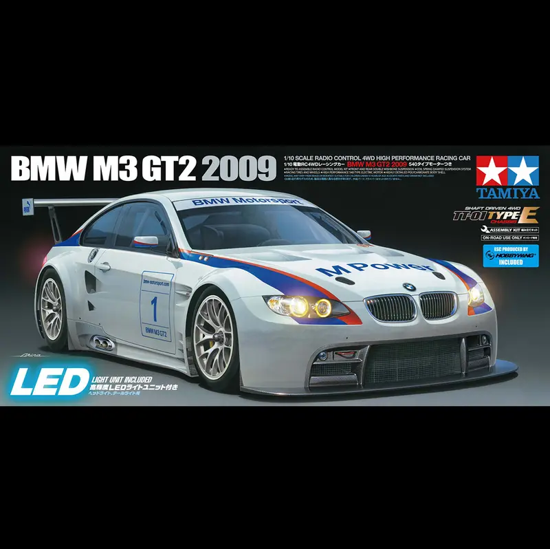Tamiya BMW M3 GT2 2009 TT-01E - 1
