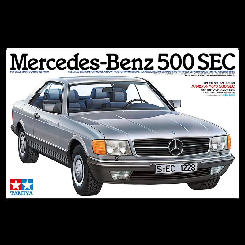 Tamiya Mercedes-Benz 500 Sec – 1/24 Model Kit