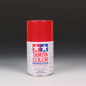 Tamiya Metallic Red Spray For Polycarbonate - PS-15