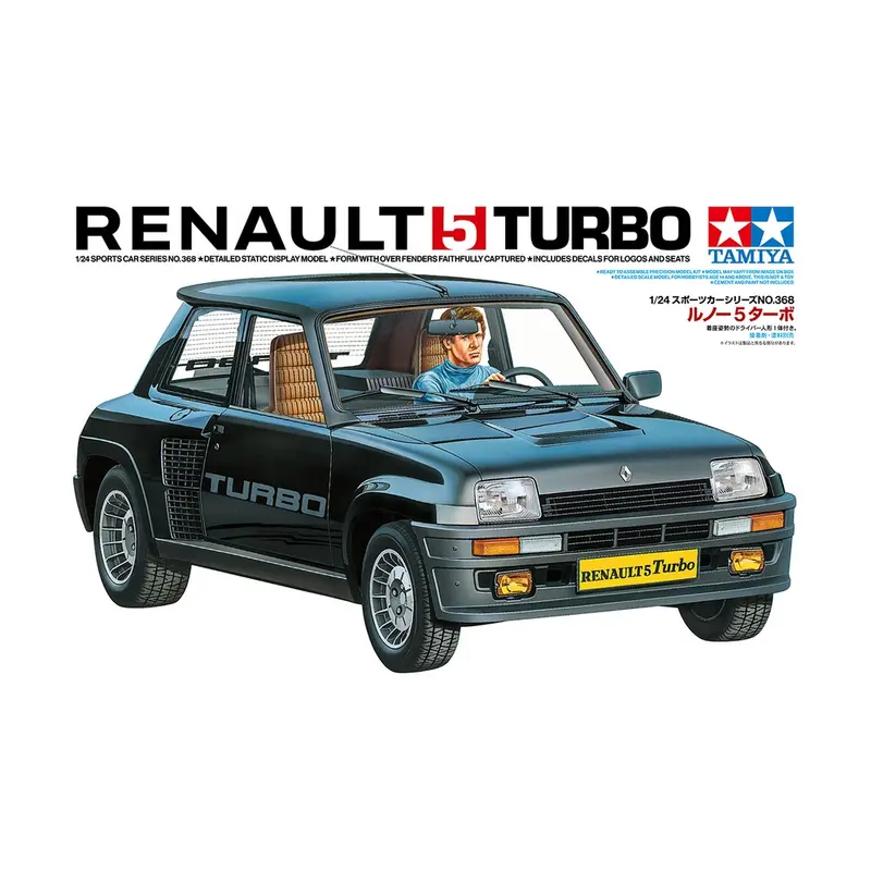 Tamiya Renault 5 Turbo 1/24 Scale Model Kit