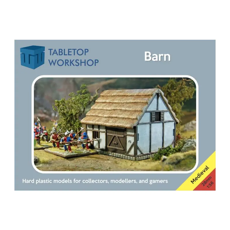 Thatched Barn Medieval Scenery