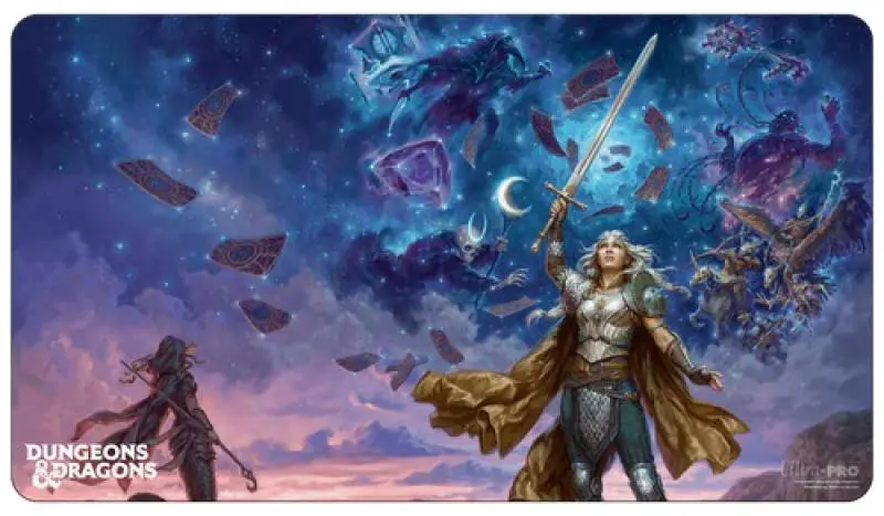 The Deck of Many Things Playmat Featuring