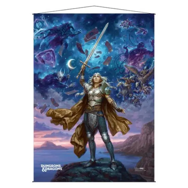 The Deck of Many Things Wall Scroll Featuring