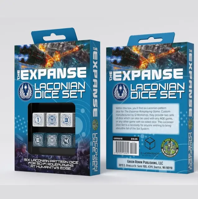 The Expanse Laconian Dice Set - Sci-Fi RPG
