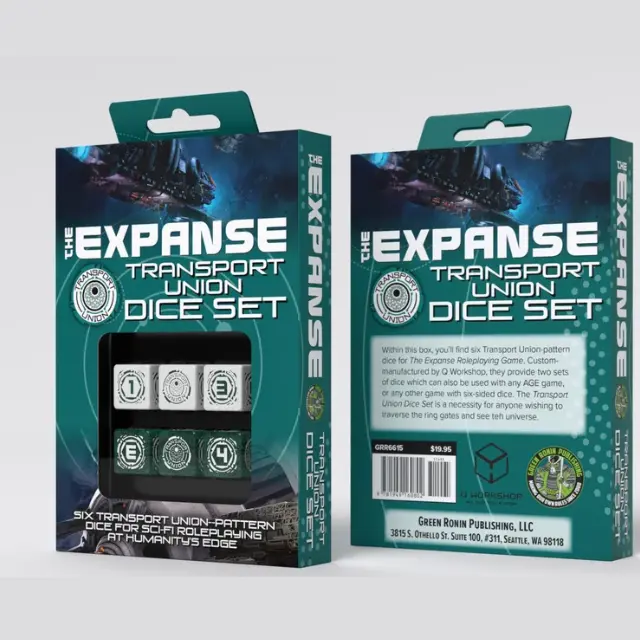 The Expanse Transport Union Dice Set - Sci-Fi RPG