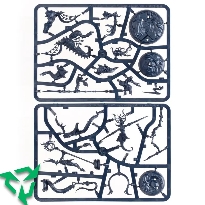 The Threefold Discord - On Sprue With Cards