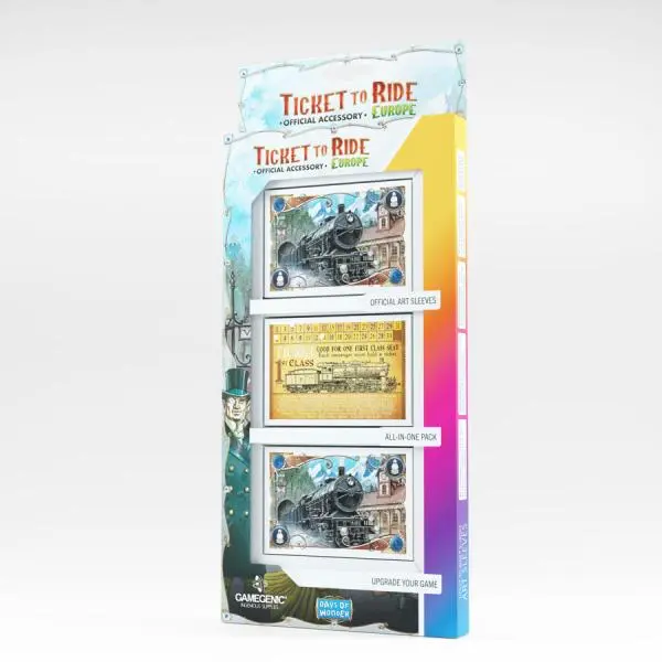 Ticket To Ride Art Sleeves - Europe