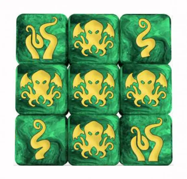 Tiny Epic Cthulhu 9 Pack Extra Dice Set