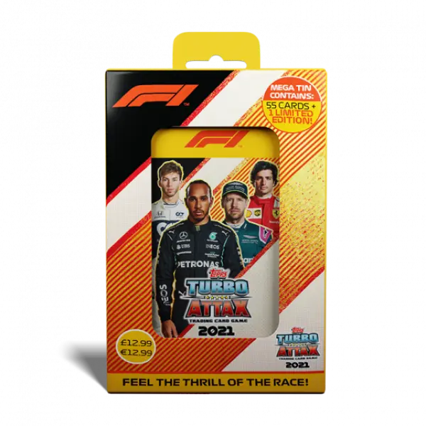 Topps F1 Turbo Attax 2021 Mega Collector Tin