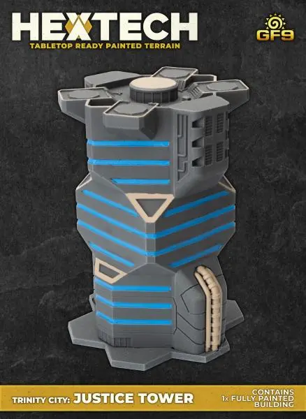 Trinity City Justice Tower (Battletech Compatible Terrain)