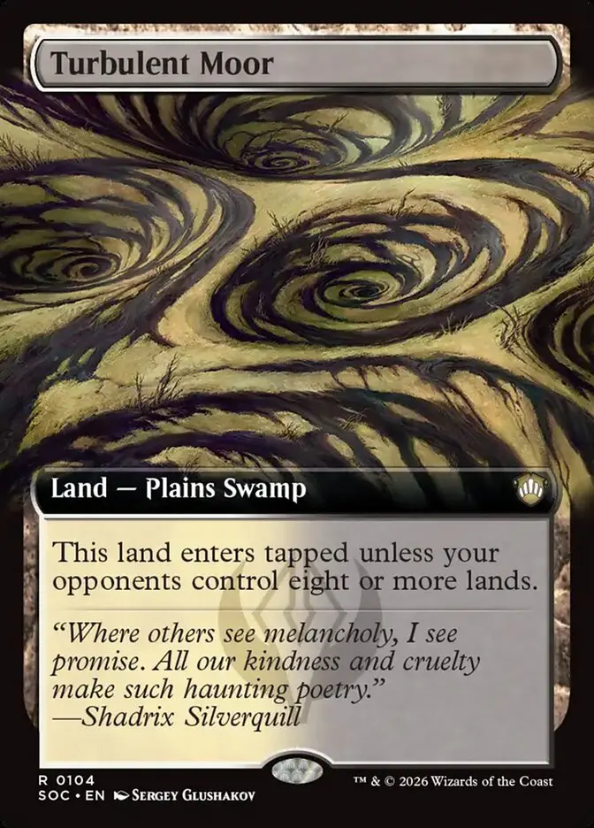 Turbulent Moor Extended Art SOS Commander #056