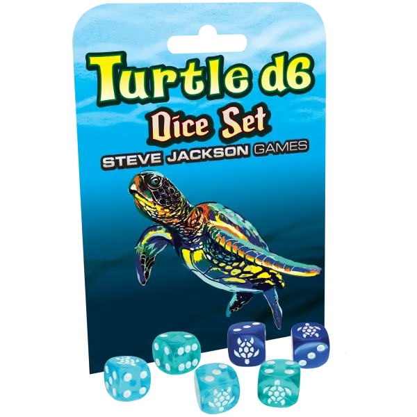 Turtle D6 Dice Set