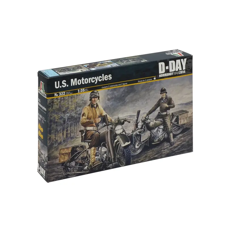 U.S. Motorcycles - Italeri 1/35 Scale Model
