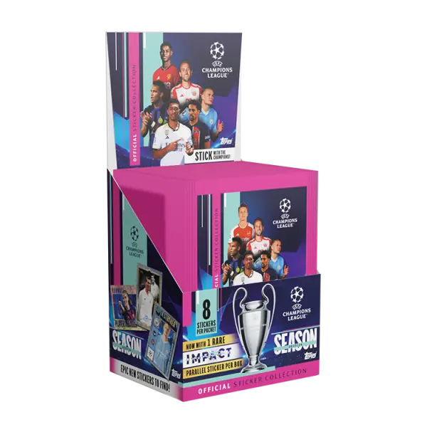 UCL 2023/24 Sticker Packets Box