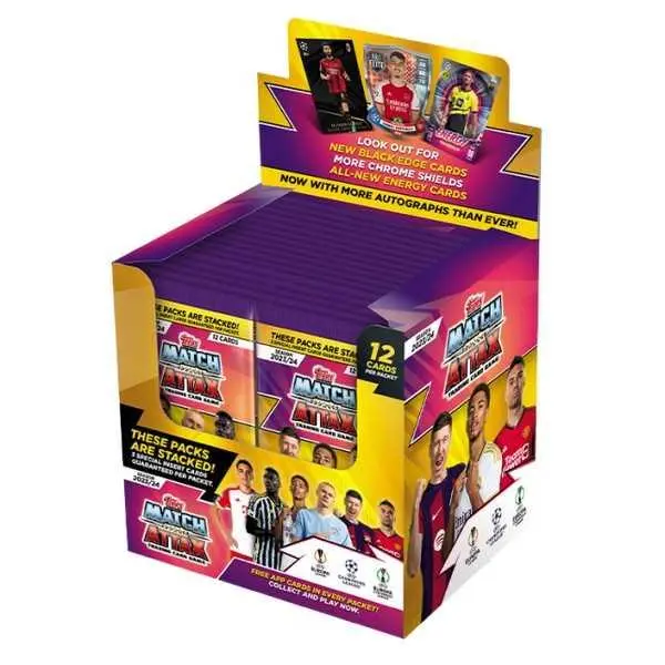 UCL Match Attax 23/24 Card Packet Box