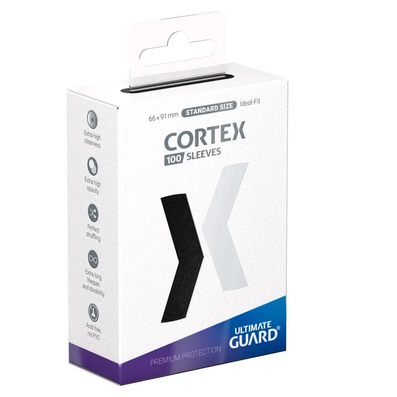 Ultimate Guard Black Cortex Sleeves Standard Size (100)
