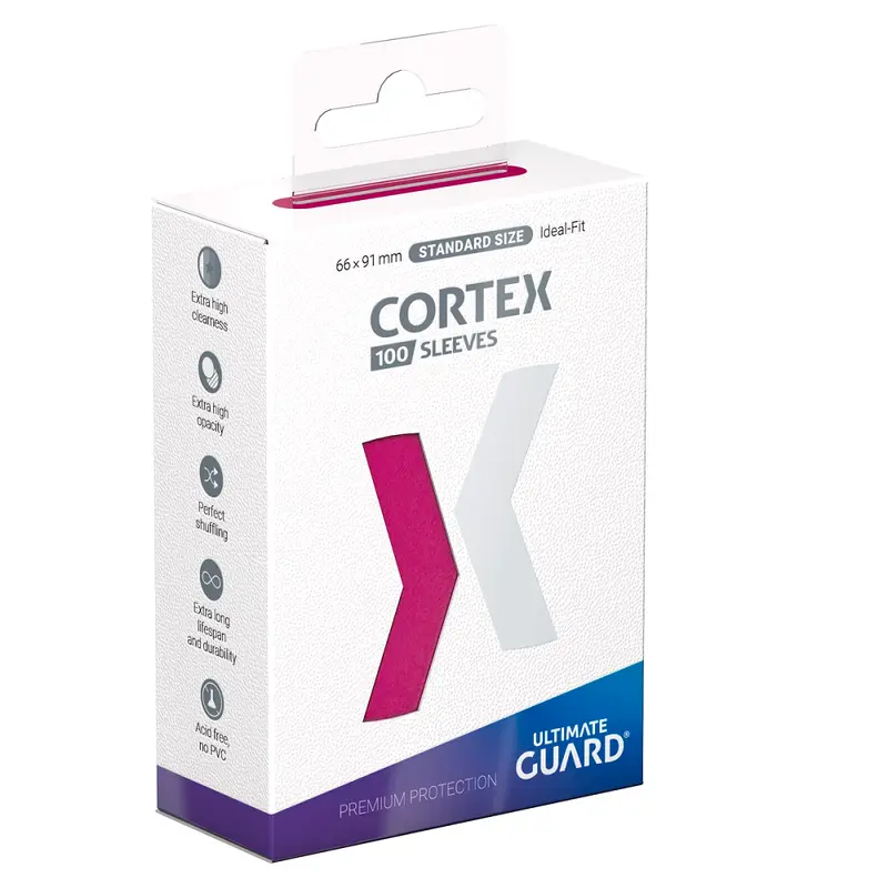 Ultimate Guard Pink Cortex Sleeves Standard Size (100)