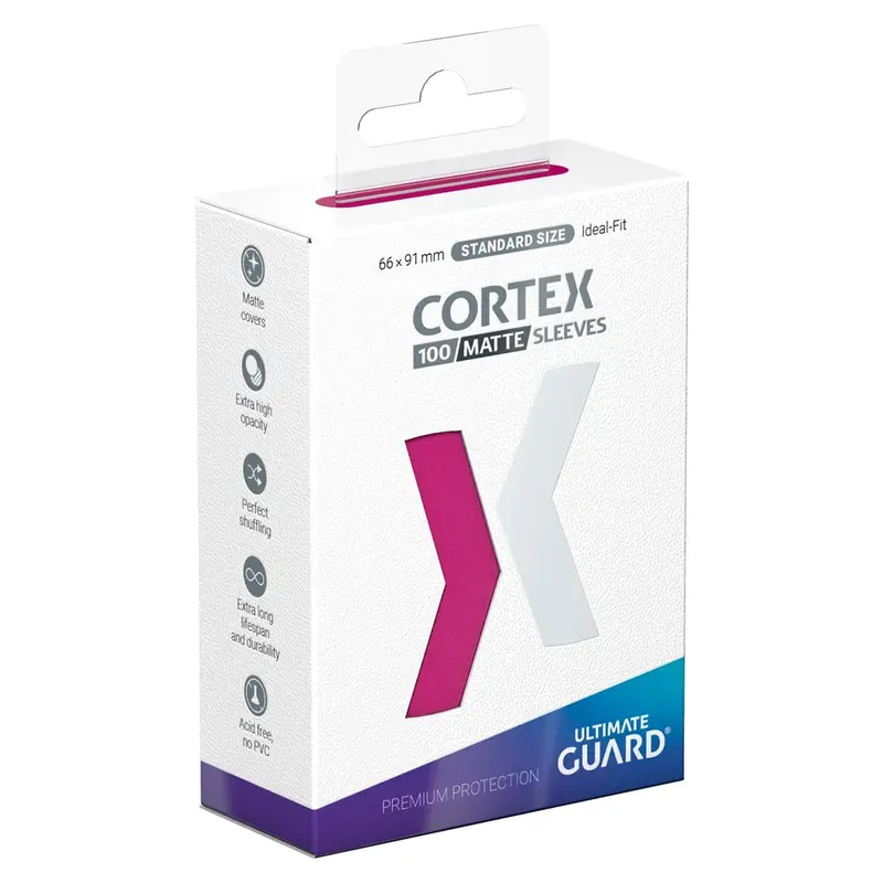 Ultimate Guard Pink Matte Cortex Sleeves Standard Size (100)