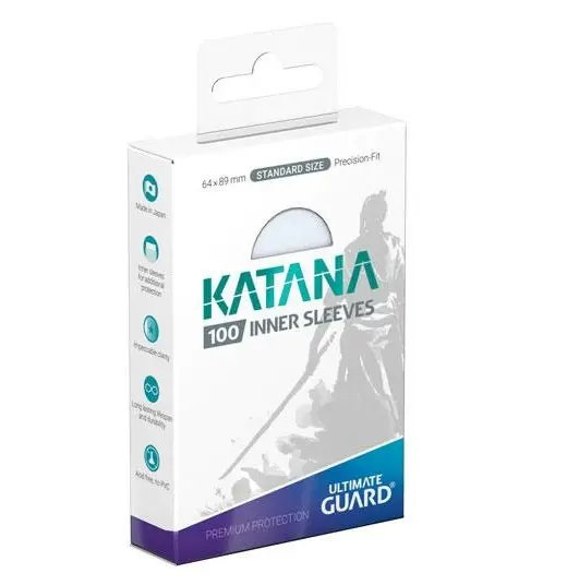 Ultimate Guard Transparent Katana 100 Inner Sleeves