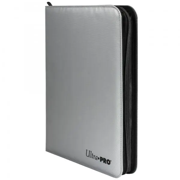 Ultra PRO 9-Pocket Zippered PRO-Binder - Silver