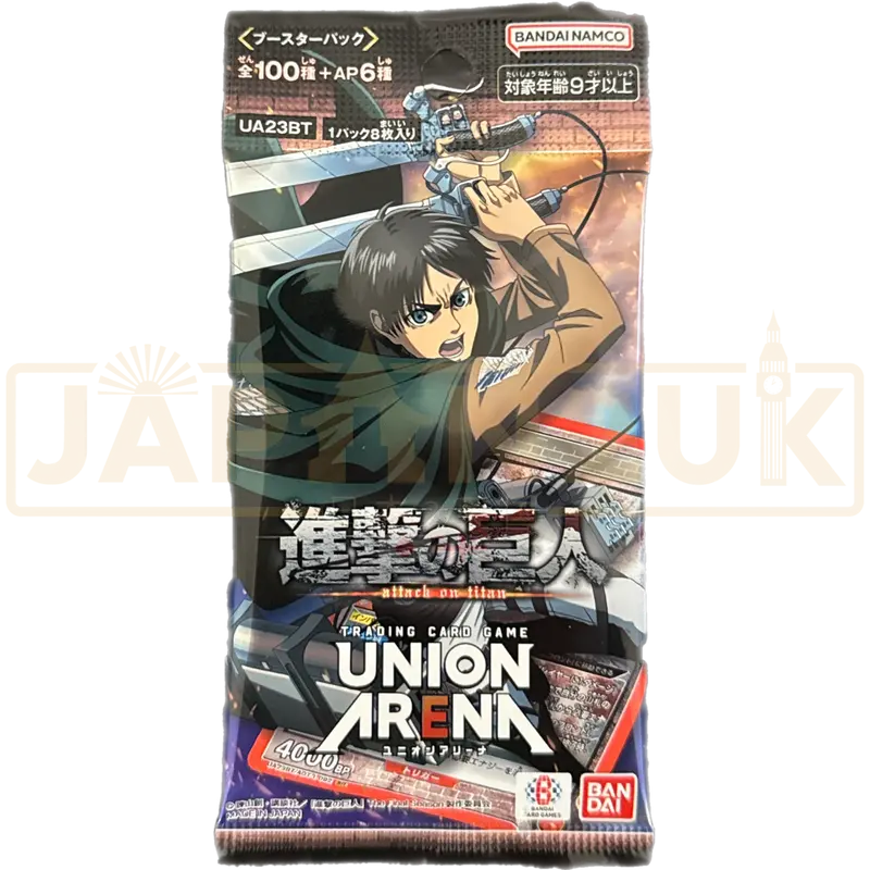 Union Arena Attack On Titan Vol. 1 UA23BT Japanese Booster Pack