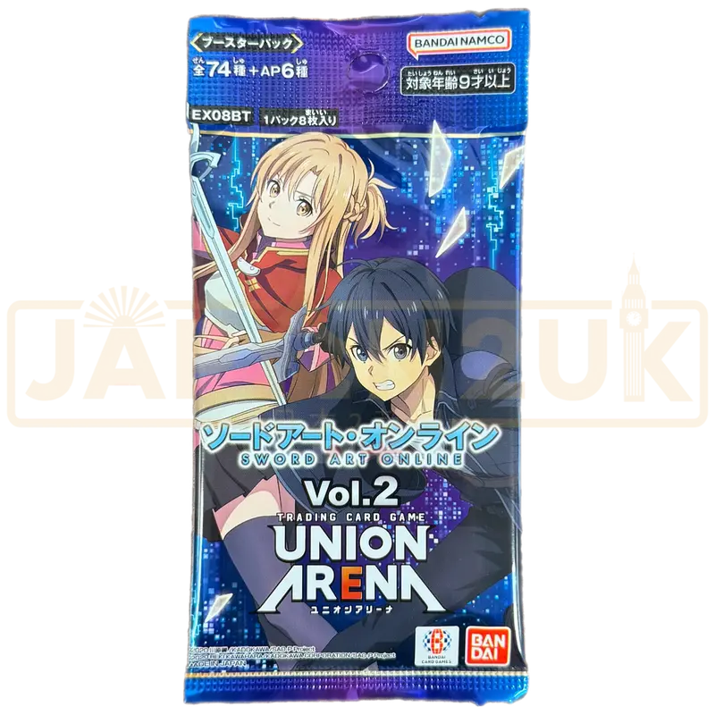 Union Arena Sword Art Online Vol 2 EX08BT Japanese Booster Pack
