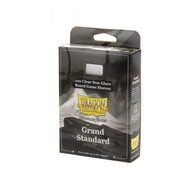 UNIT Dragon Shield 100 Clear Non-Glare Board Game Sleeves - Grand Standard