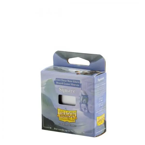 UNIT Dragon Shield 100 Clear Non-Glare Board Game Sleeves - Square
