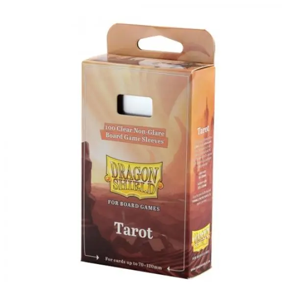 UNIT Dragon Shield 100 Clear Non-Glare Board Game Sleeves - Tarot