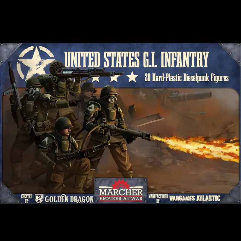 United States G.I. Infantry - Marcher Empires at War