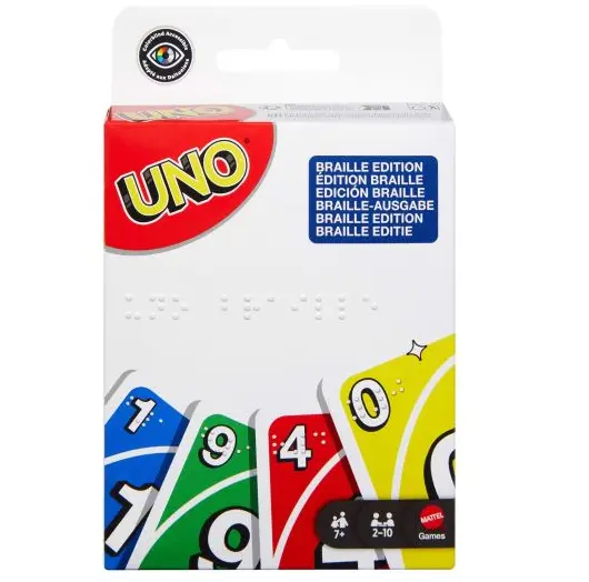 UNO Braille - Card Game