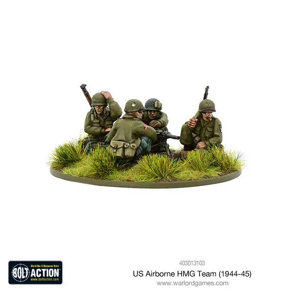 US Airborne HMG Team - Bolt Action