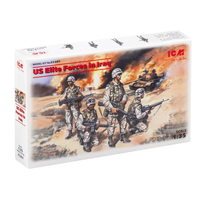 US Elite Forces in Iraq Plastic Kit