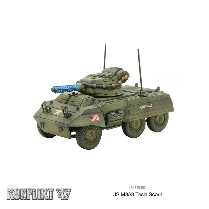 US M8A3 Tesla Scout Konlikt '47