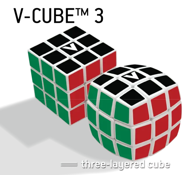 V-CUBE 3 White Pillow